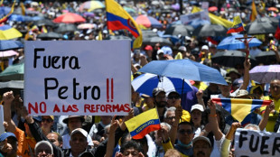 'Out, Petro!" Thousands march against Colombian president