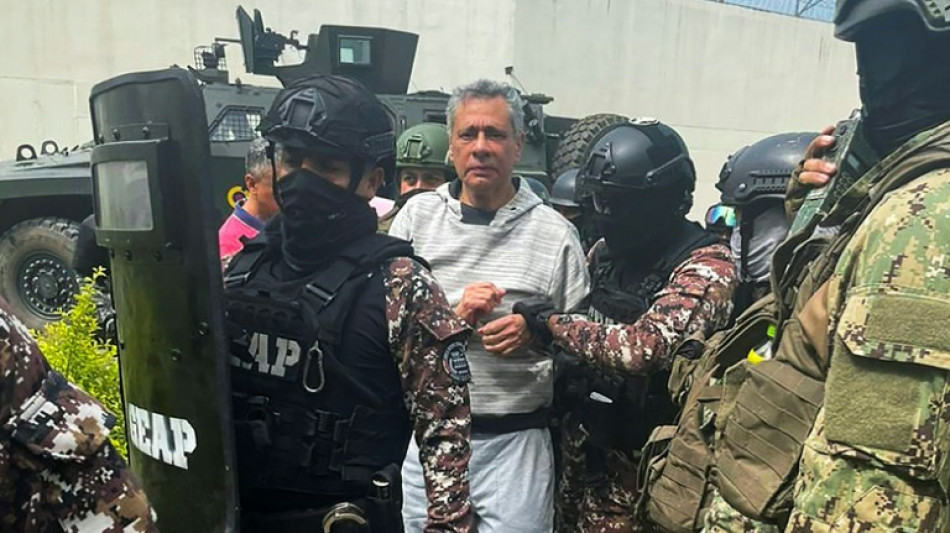 Ecuador's ex-VP back in prison after hospitalization