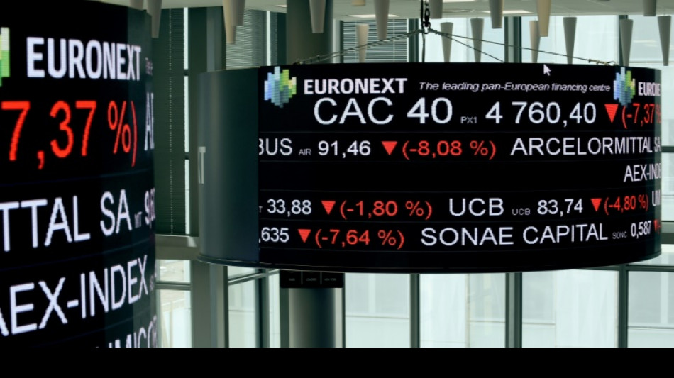 Les Bourses européennes terminent en nette baisse