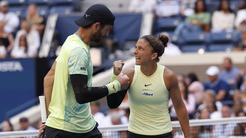 Australian Open: doppio misto; esordio vincente Errani-Vavassori