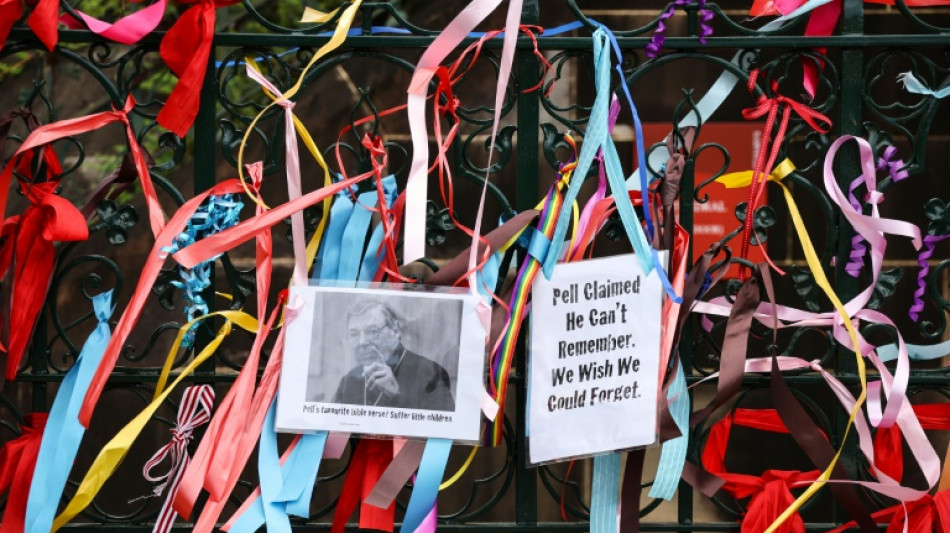 Late Australian cardinal's funeral sparks Sydney protests