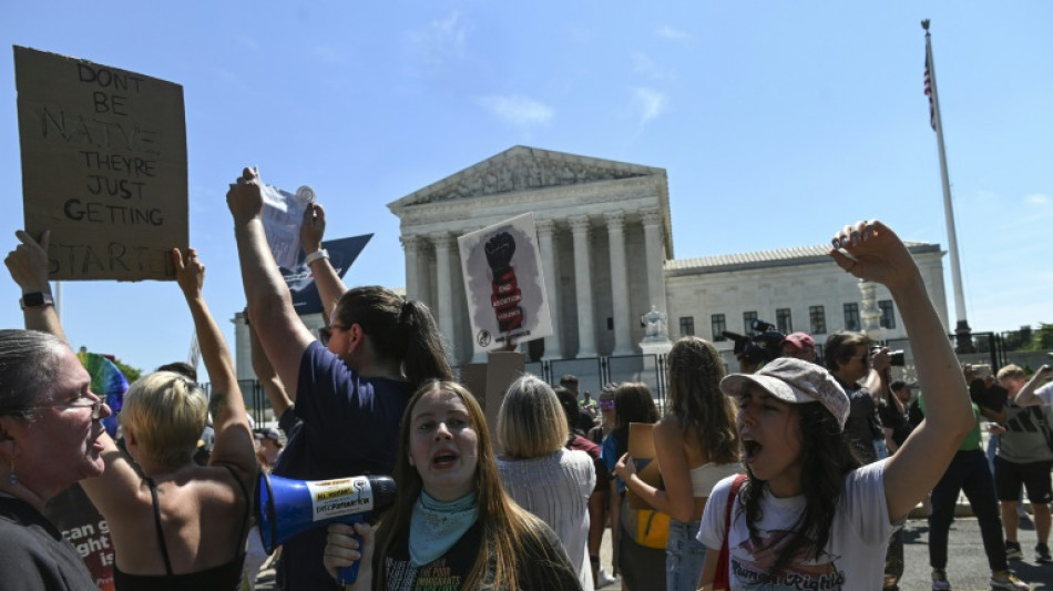 Après le choc, colère et manifestations des militants pro-droit à l'avortement aux Etats-Unis