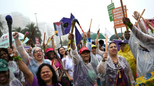 Protesters hold pro-Palestinian march in Rio ahead of G20