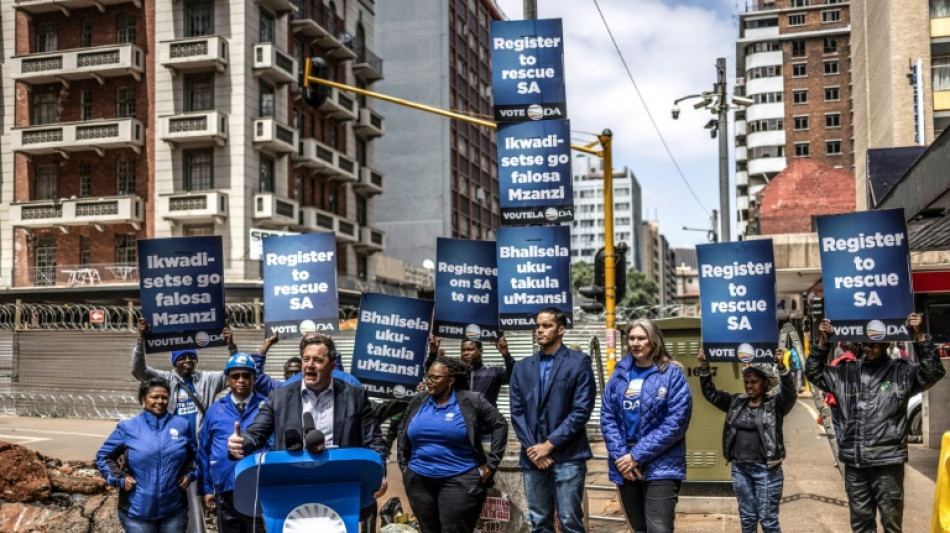 S.Africa opposition vows to slash power cuts, unemployment 