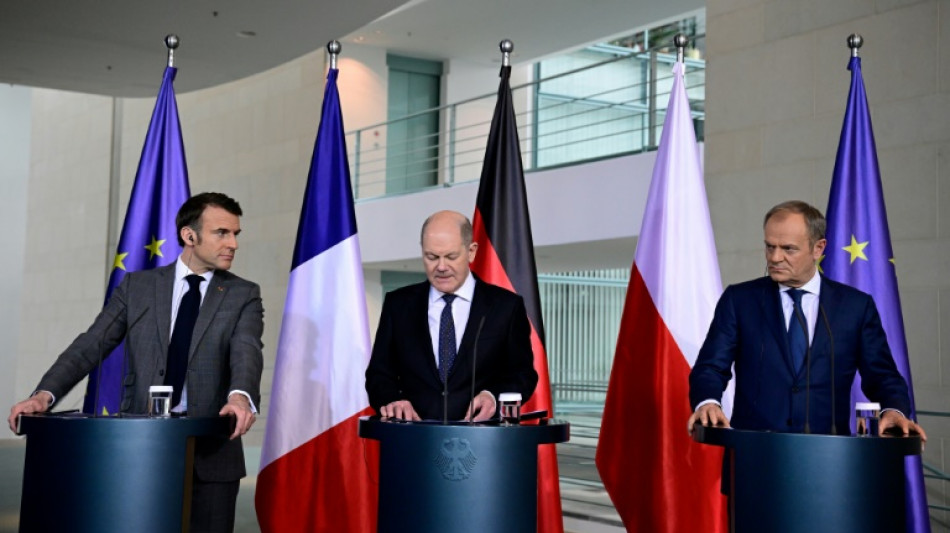 Scholz, Macron and Tusk affirm unity on Ukraine