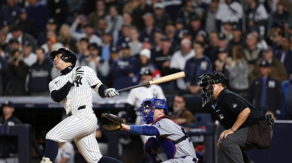 Volpe's grand slam helps Yankees avoid World Series sweep