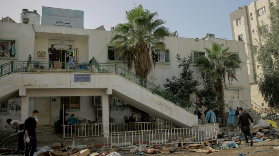 'Living hell' in the ruins of Gaza's largest hospital