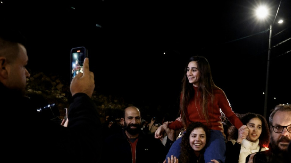 'Welcome back': Joy in West Bank as freed prisoners return