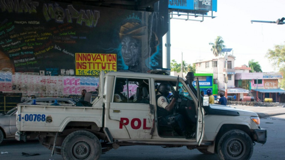 Police station set alight as violence grips troubled Haiti