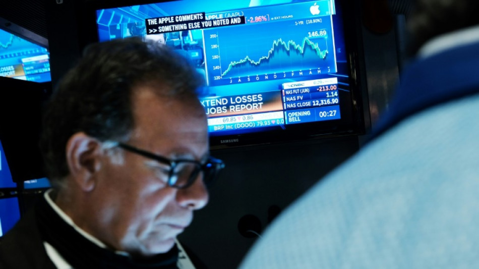 Wall Street toujours dans le rouge après quatre séances de pertes