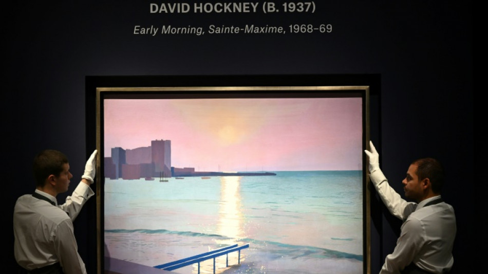 David Hockney ode to French Riviera sells for £24 million