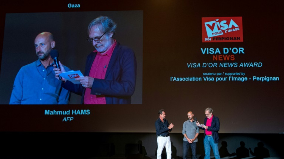 Fotógrafo palestino de la AFP Mahmud Hams gana el prestigioso premio Visa de Oro News