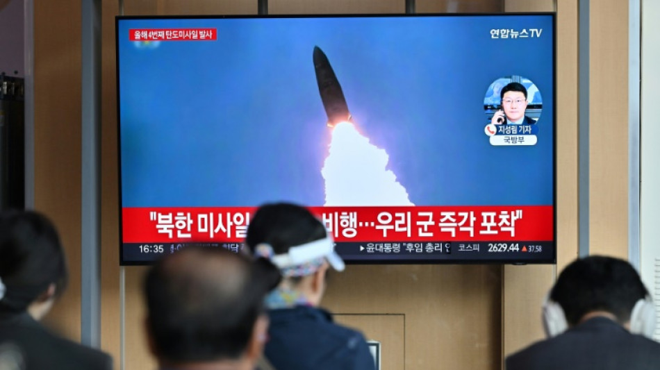 North Korea fires salvo of short-range ballistic missiles