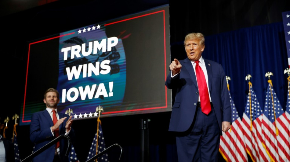 Big win in Iowa moves Trump closer to Biden re-match