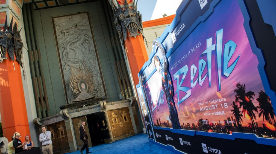 'Beetle' beats 'Barbie' in N.American theaters