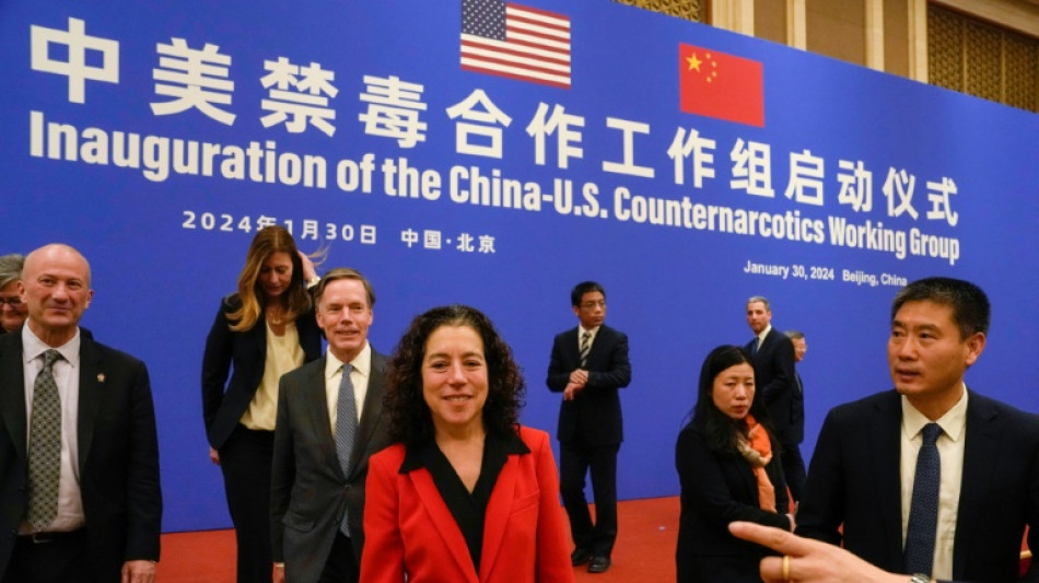 US praises China action on fentanyl but sees political risks