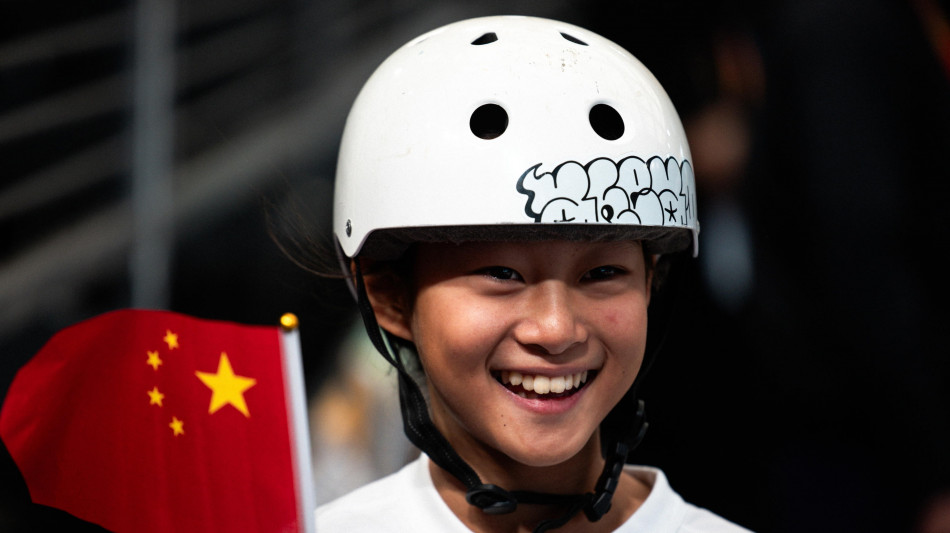 Parigi: ha 11 anni ed è ai Giochi, Haohao vola sullo skate