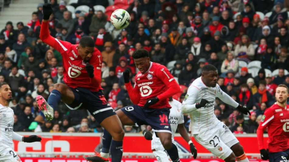 L1: Lille domine Lorient (3-0) et fond sur le podium