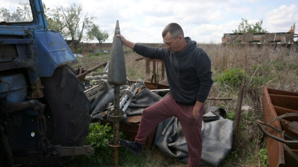 Ukrainian village battles mines year after Russia forced out