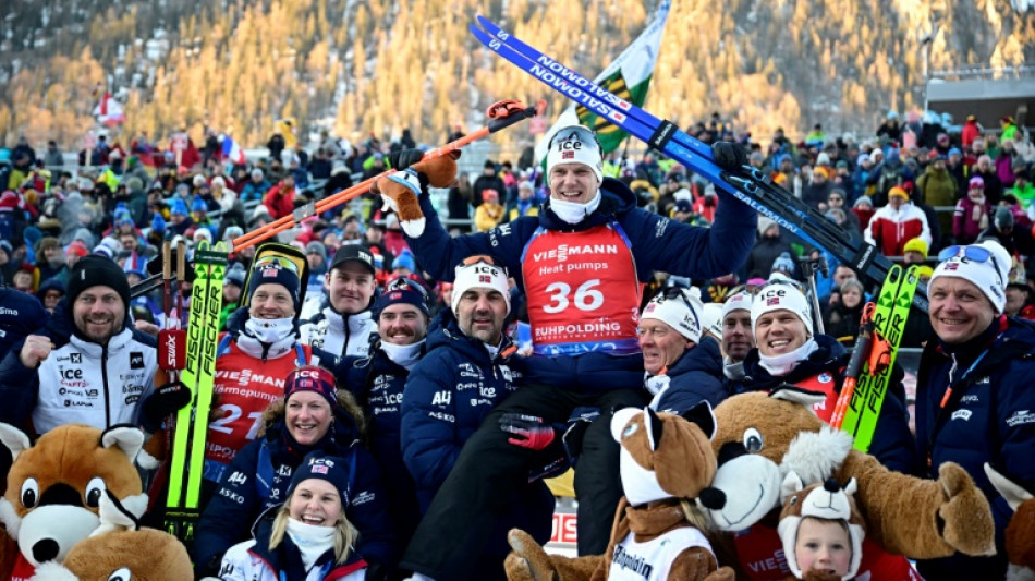 Biathlon: le Norvégien Christiansen remporte le sprint de Ruhpolding, Jacquelin au pied du podium