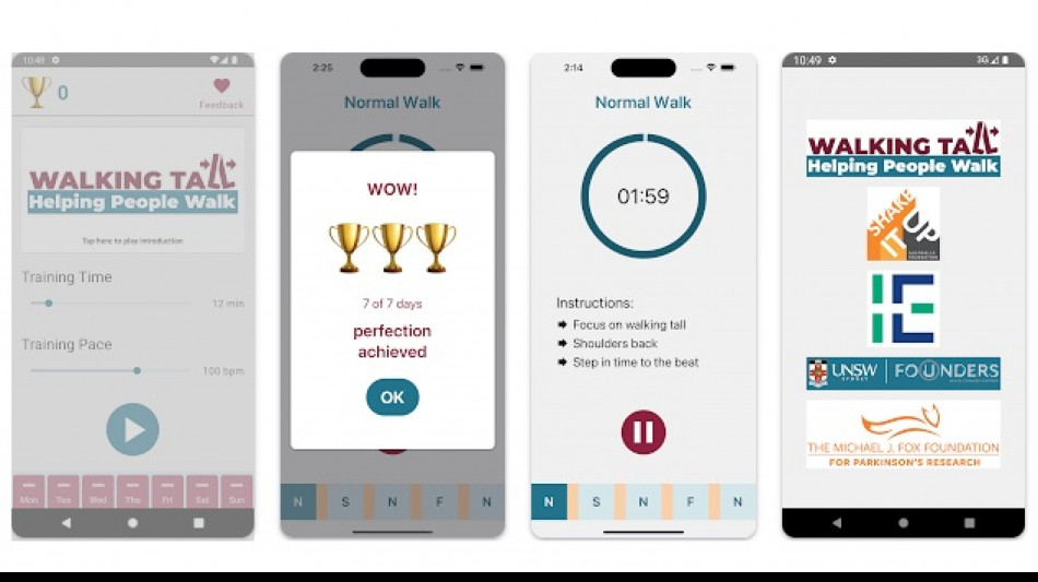 Un'app per migliorare il cammino dei pazienti con Parkinson
