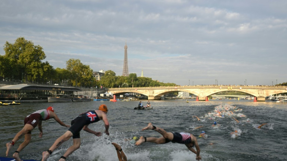 Paris holds its breath for Olympic swimming events in murky Seine