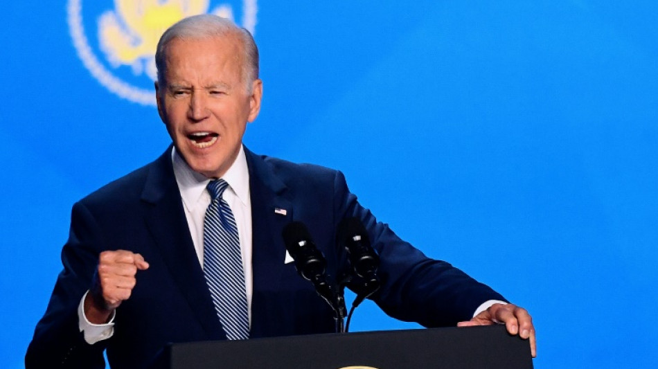 Laying out pledges, Biden urges Americas to prove democracy works