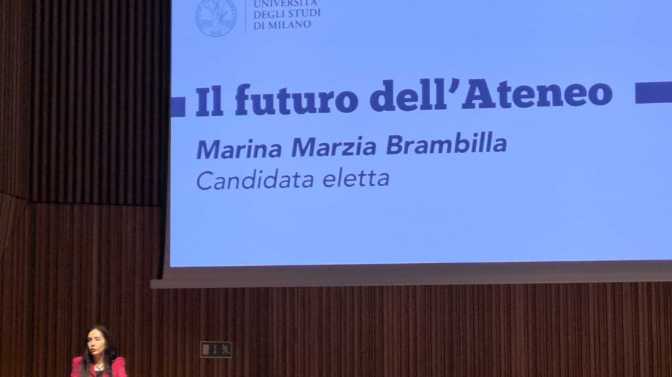 Marina Brambilla prima rettrice della Statale di Milano