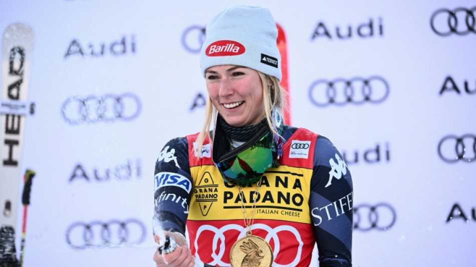 Doblete en gigante en Italia y 84 triunfo en Copa del Mundo para Shiffrin