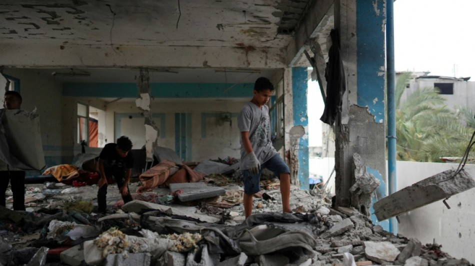 Gaza hospital reports 37 dead in strike on UN school Israel says used by Hamas