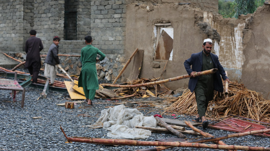 Almeno 35 morti dopo le forti piogge nell'Afghanistan orientale